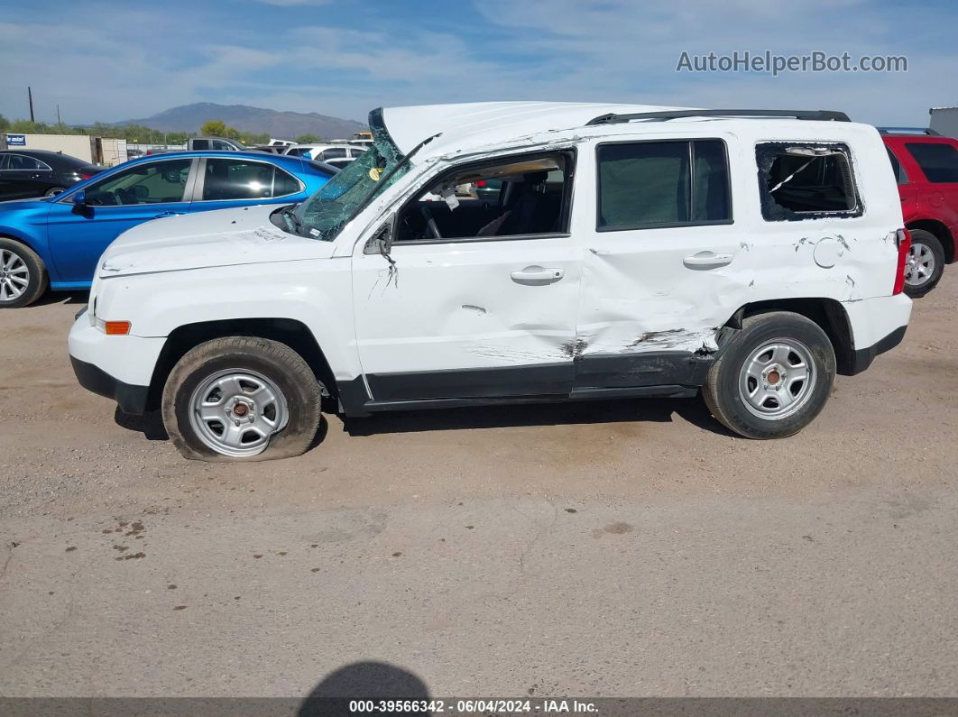 2016 Jeep Patriot Sport White vin: 1C4NJPBA0GD669793