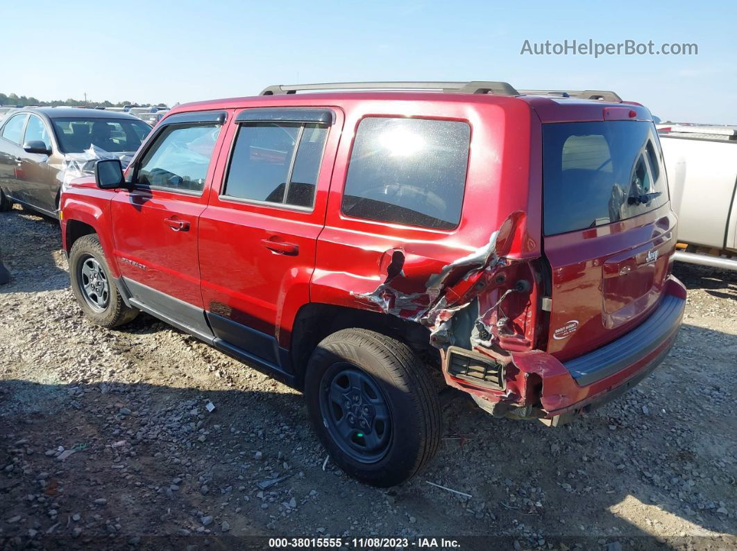 2016 Jeep Patriot Sport Burgundy vin: 1C4NJPBA0GD676145