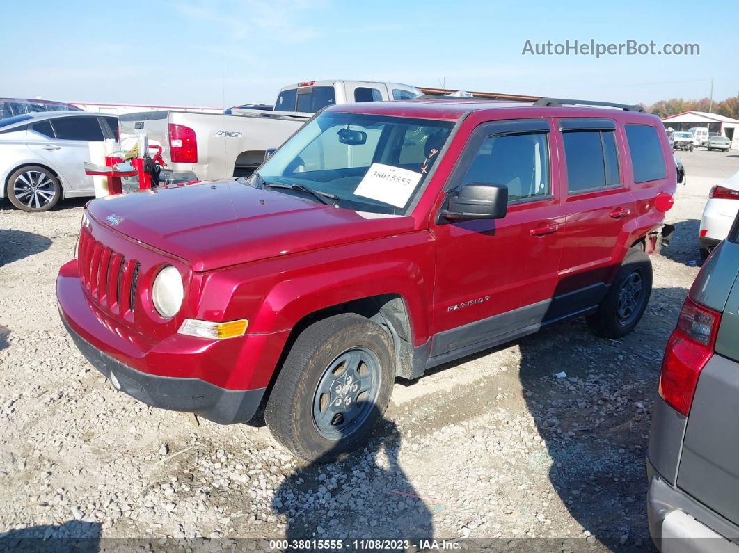 2016 Jeep Patriot Sport Burgundy vin: 1C4NJPBA0GD676145