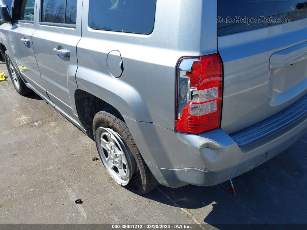 2016 Jeep Patriot Sport Silver vin: 1C4NJPBA0GD714974