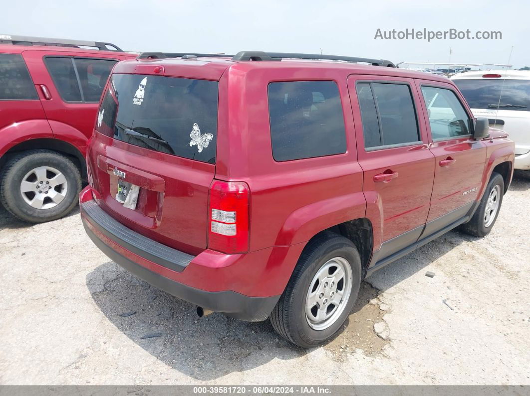 2016 Jeep Patriot Sport Red vin: 1C4NJPBA0GD810796