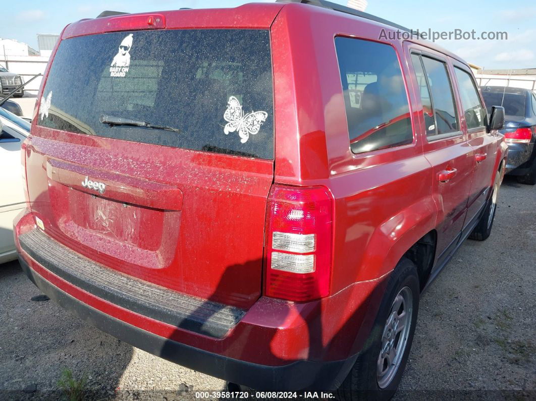 2016 Jeep Patriot Sport Red vin: 1C4NJPBA0GD810796