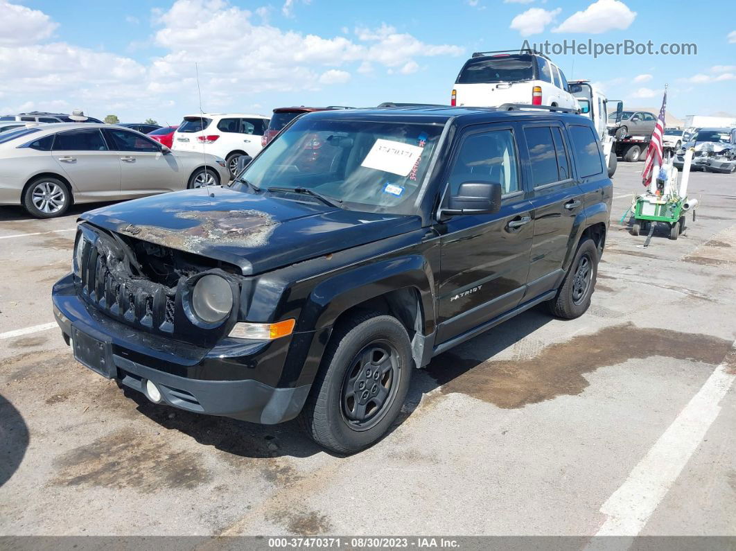 2012 Jeep Patriot Sport Black vin: 1C4NJPBA1CD660854