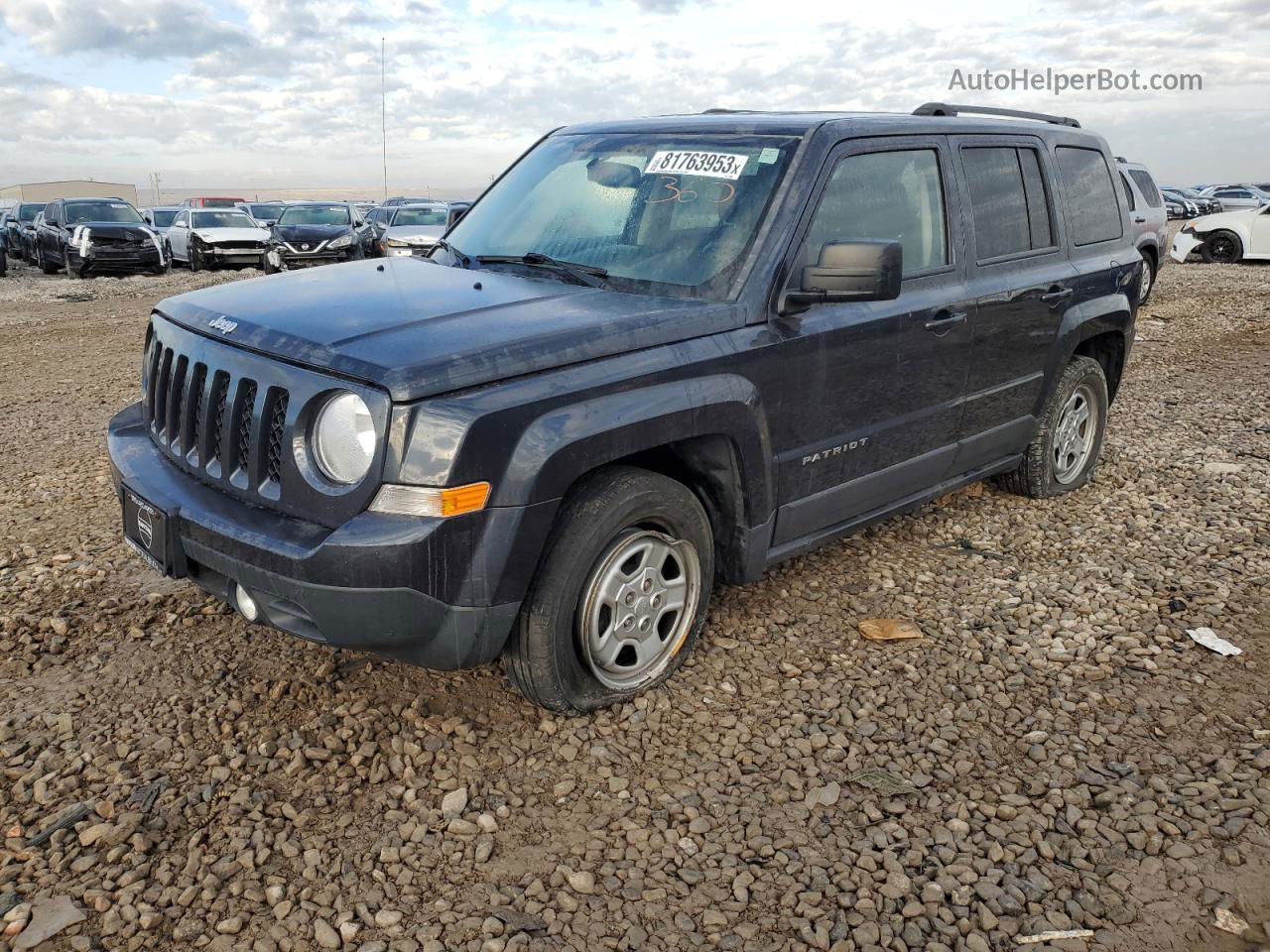 2014 Jeep Patriot Sport Black vin: 1C4NJPBA1ED588962