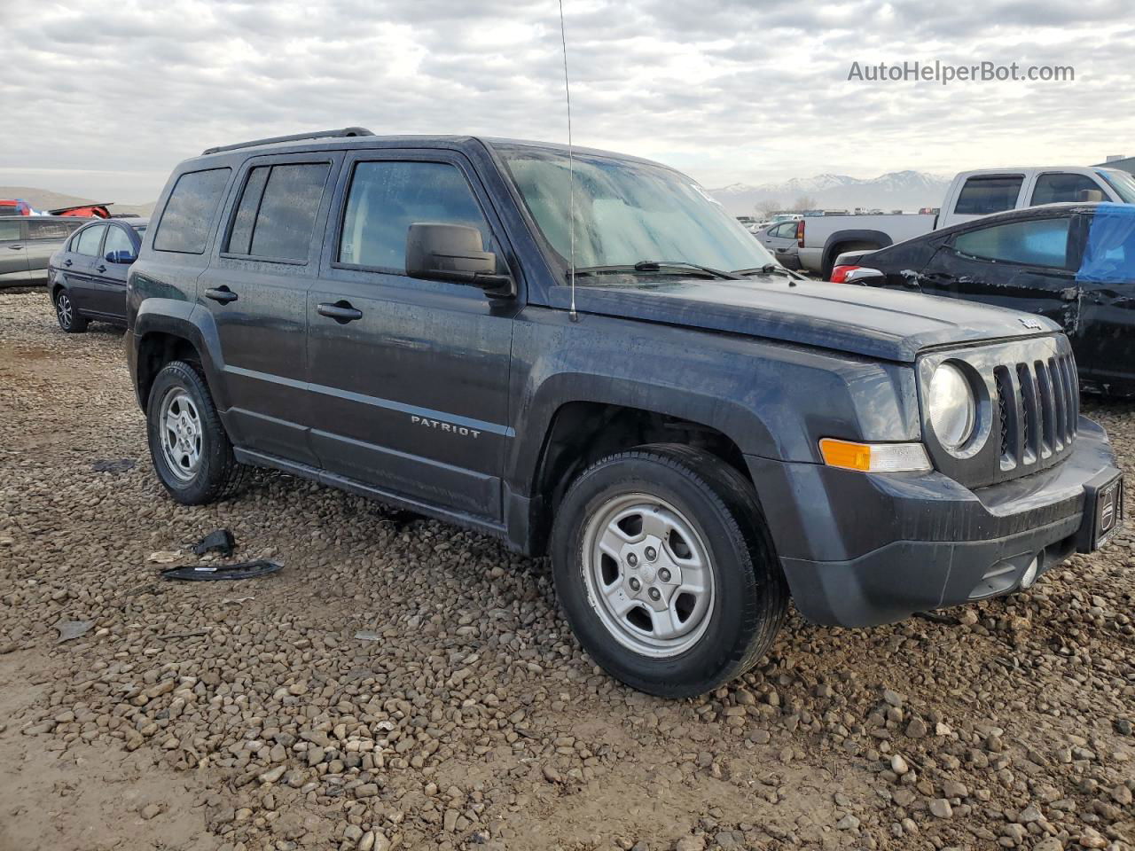 2014 Jeep Patriot Sport Black vin: 1C4NJPBA1ED588962