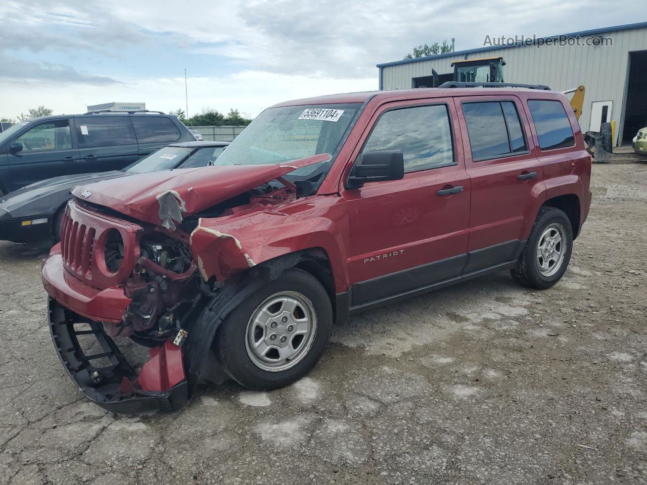 2014 Jeep Patriot Sport Красный vin: 1C4NJPBA1ED631874