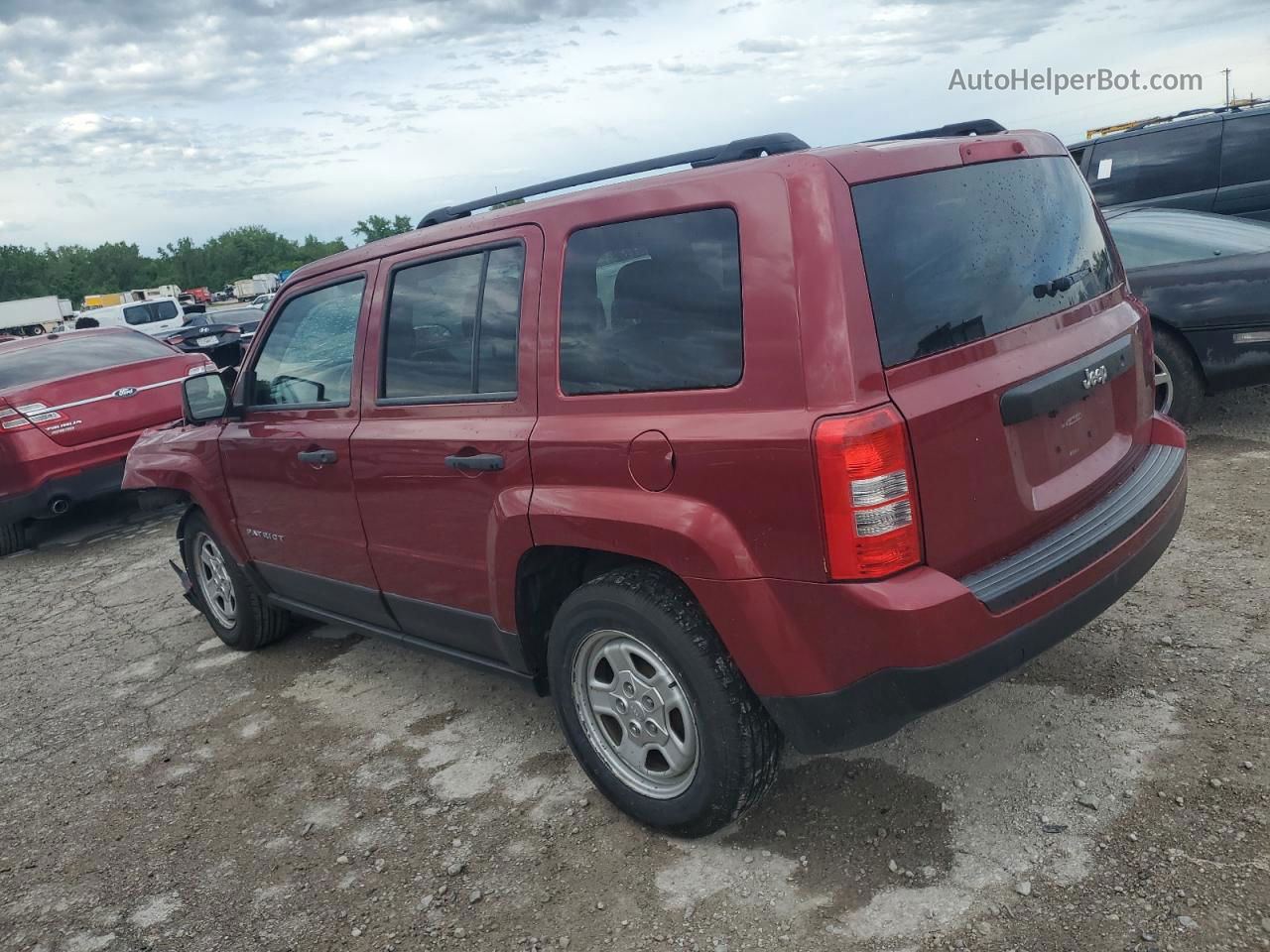 2014 Jeep Patriot Sport Красный vin: 1C4NJPBA1ED631874