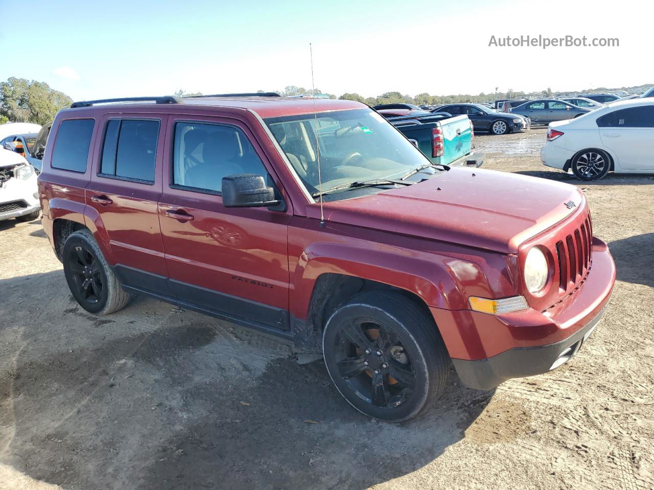 2014 Jeep Patriot Sport Red vin: 1C4NJPBA1ED690794