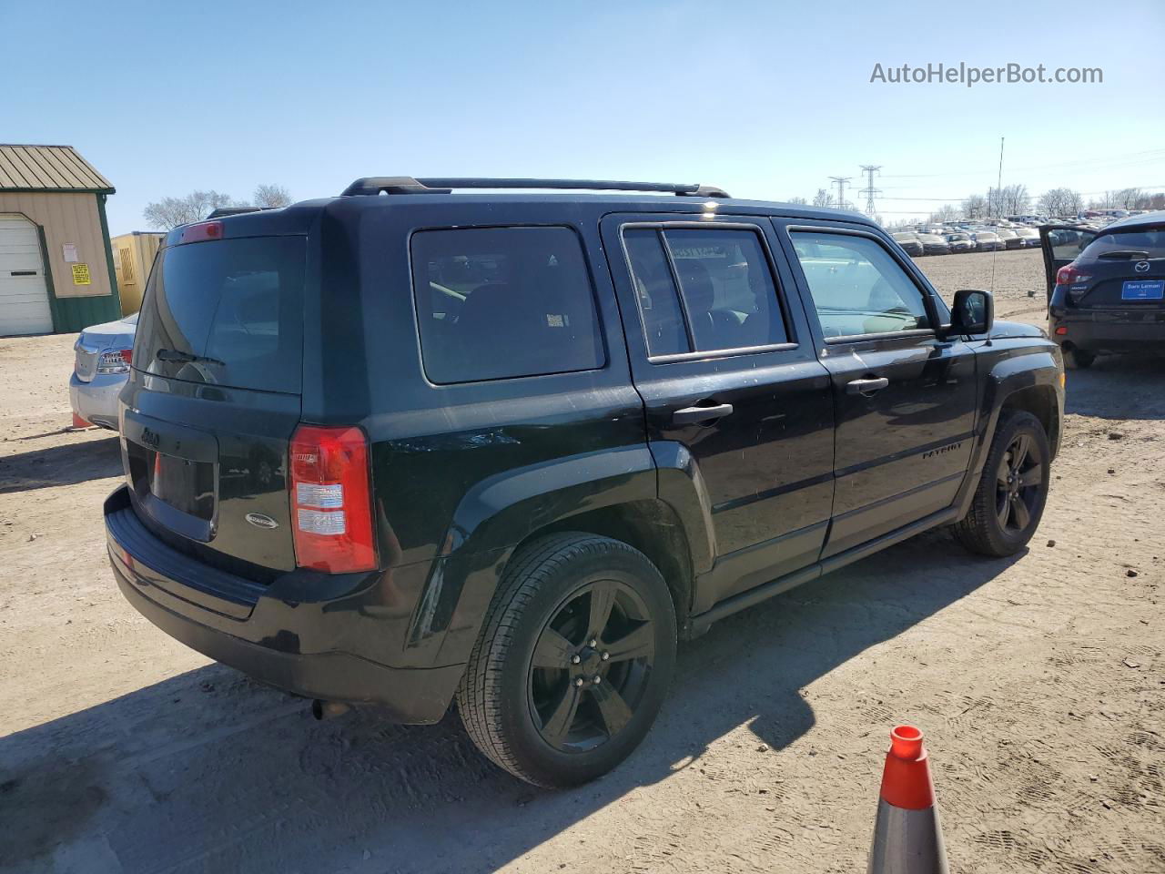 2014 Jeep Patriot Sport Черный vin: 1C4NJPBA1ED754011