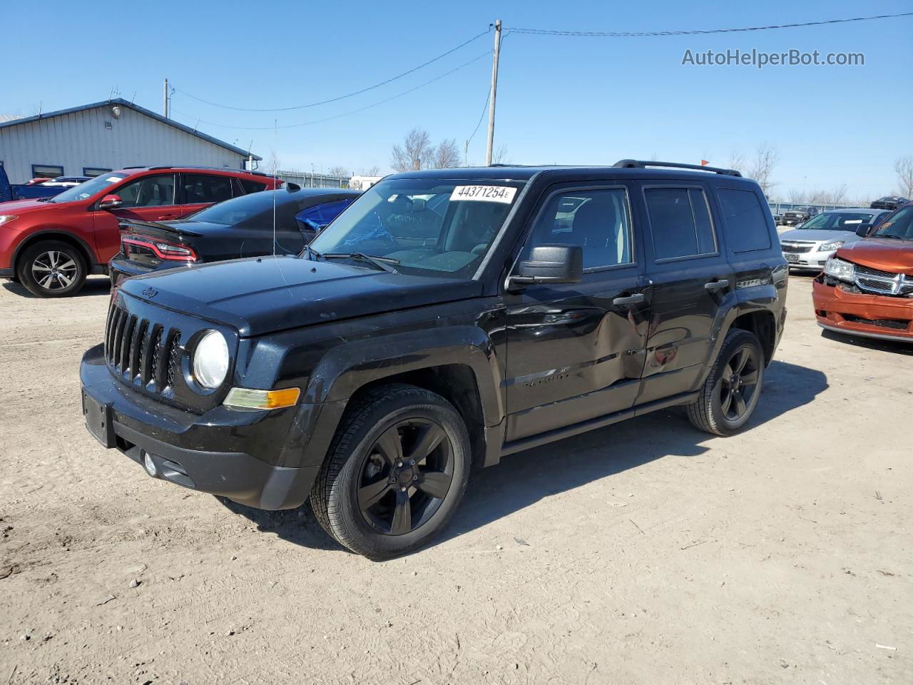 2014 Jeep Patriot Sport Черный vin: 1C4NJPBA1ED754011