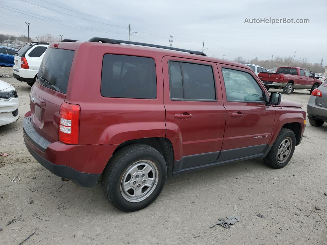 2014 Jeep Patriot Sport Red vin: 1C4NJPBA1ED789096