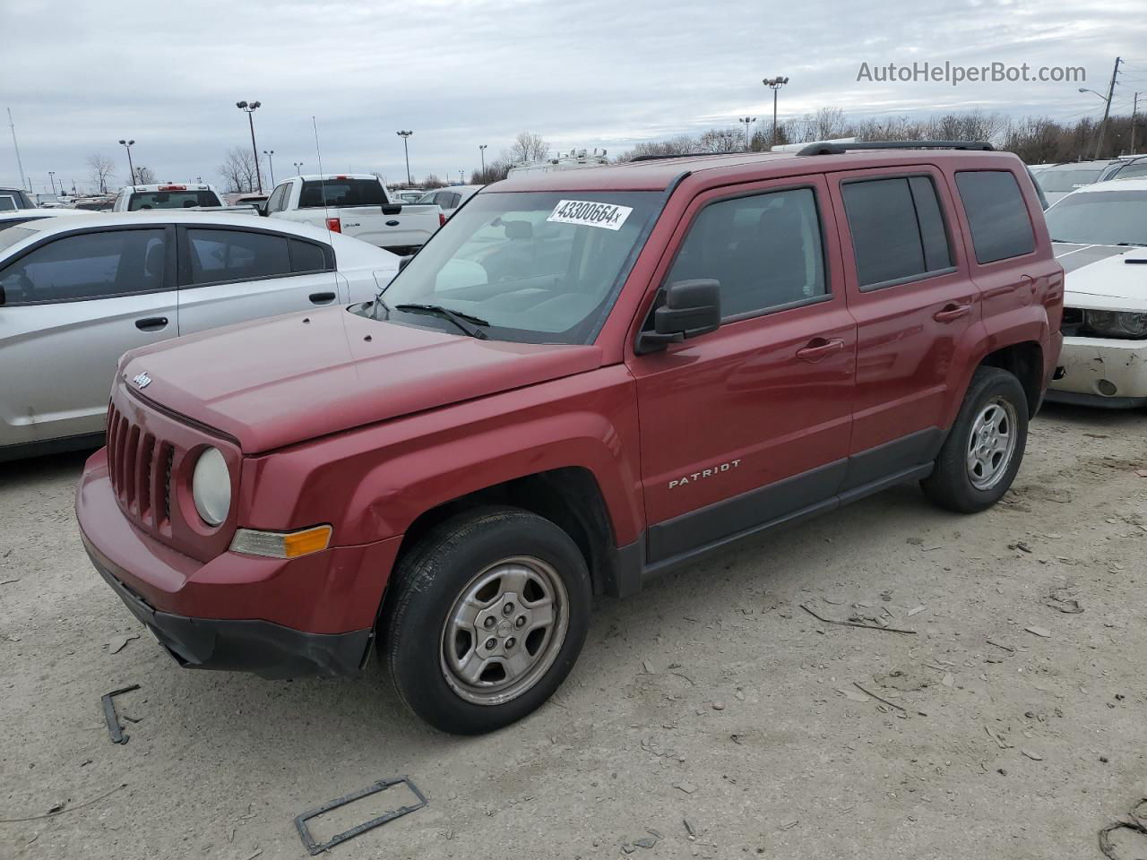 2014 Jeep Patriot Sport Red vin: 1C4NJPBA1ED789096