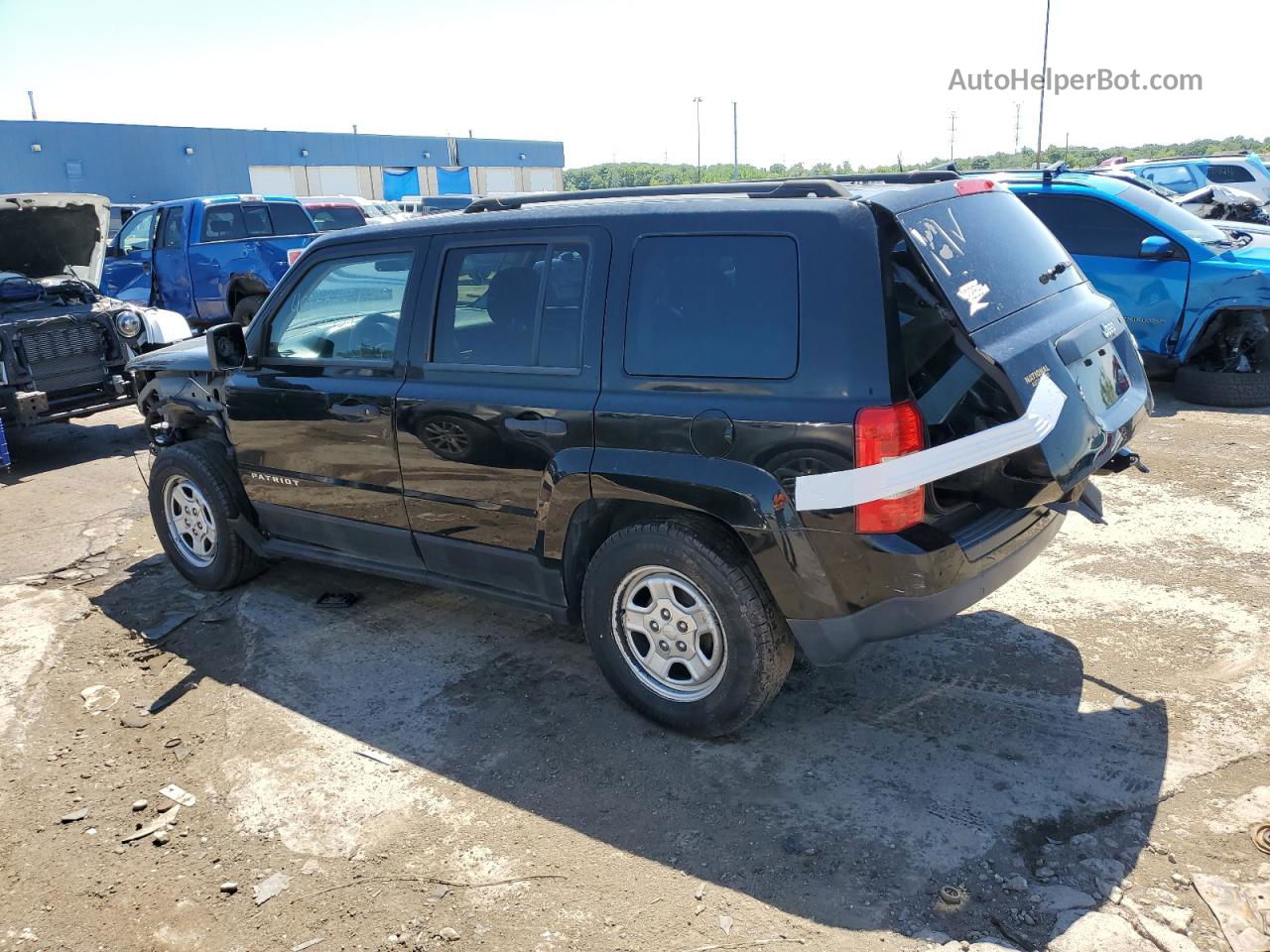 2014 Jeep Patriot Sport Черный vin: 1C4NJPBA1ED789406