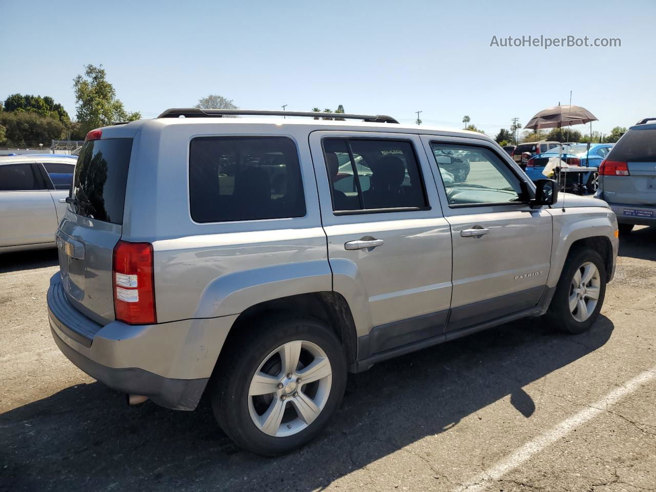 2016 Jeep Patriot Sport Silver vin: 1C4NJPBA1GD719553