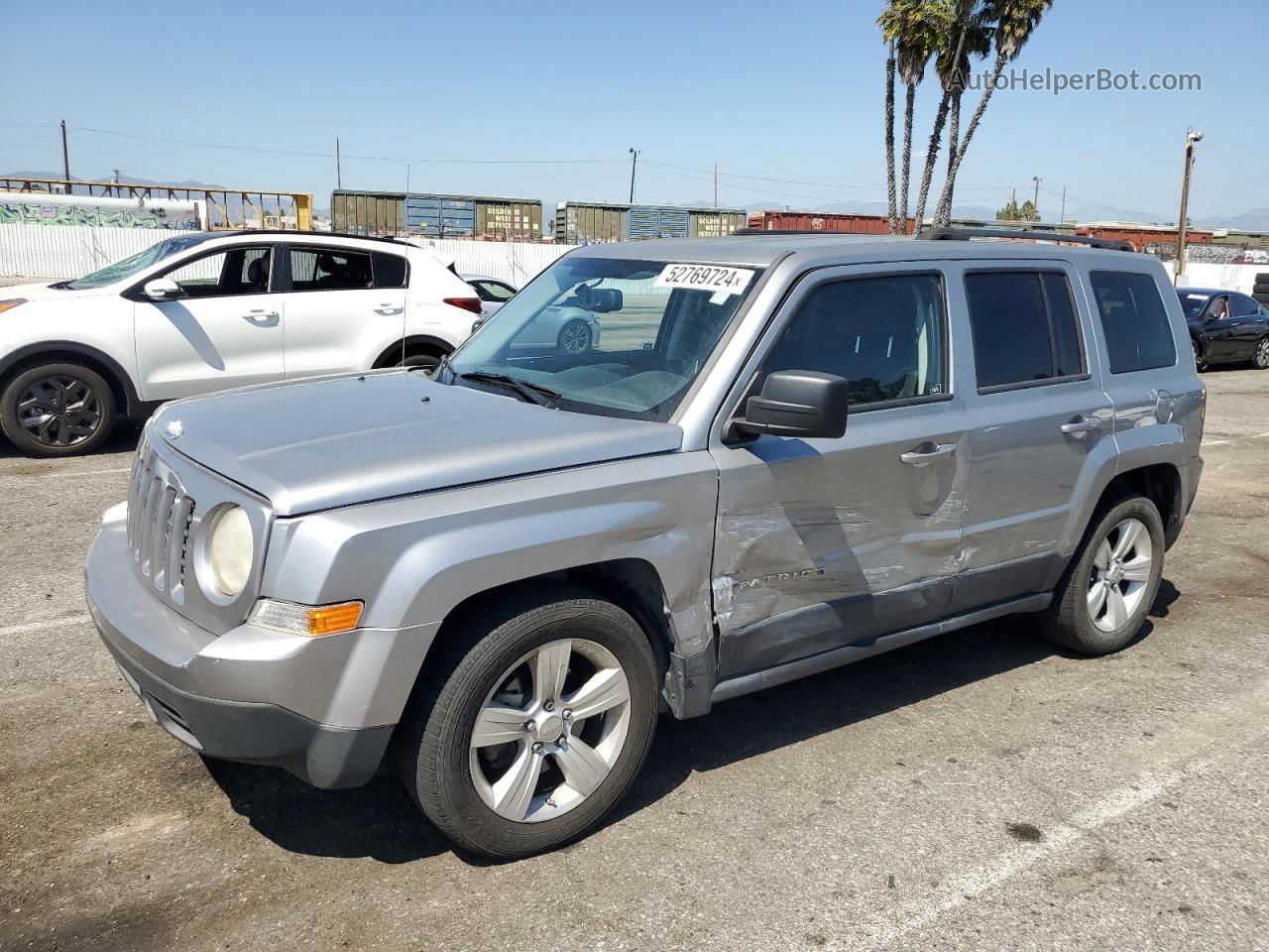 2016 Jeep Patriot Sport Silver vin: 1C4NJPBA1GD719553