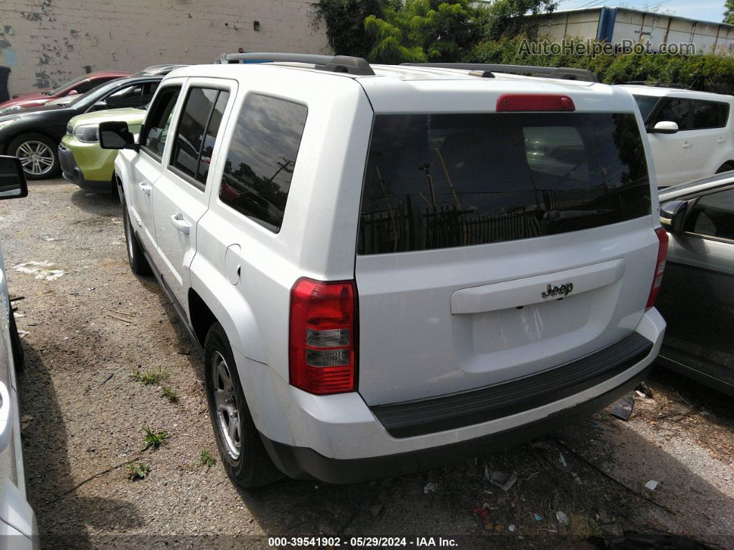 2016 Jeep Patriot Sport White vin: 1C4NJPBA1GD753671