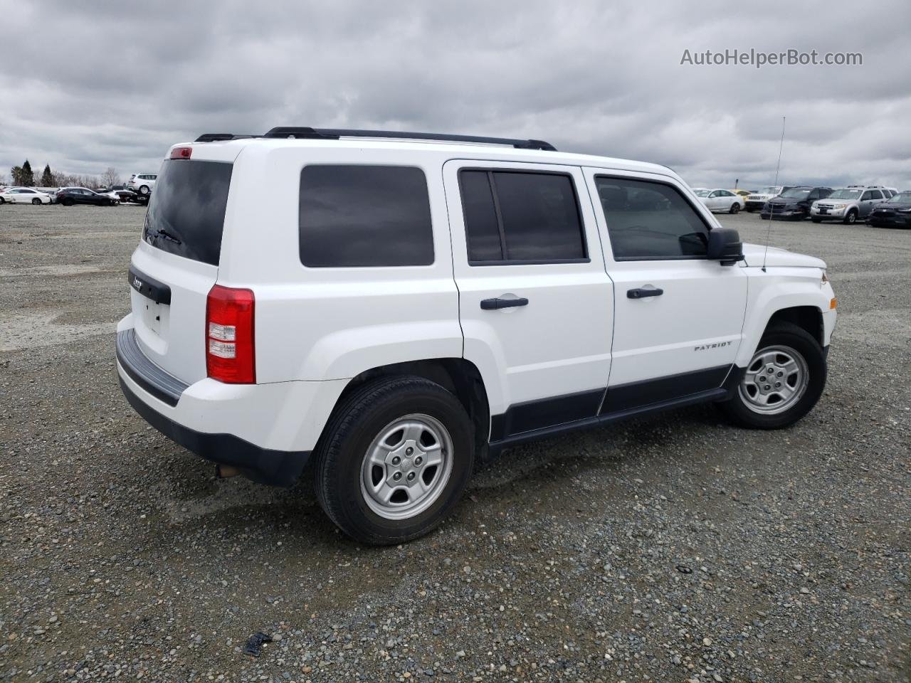 2016 Jeep Patriot Sport White vin: 1C4NJPBA1GD806093