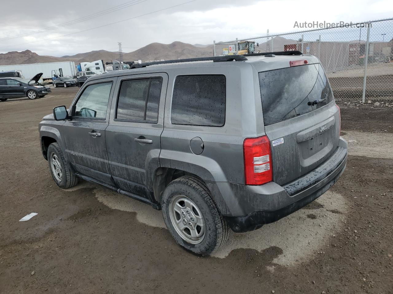 2012 Jeep Patriot Sport Gray vin: 1C4NJPBA2CD687738