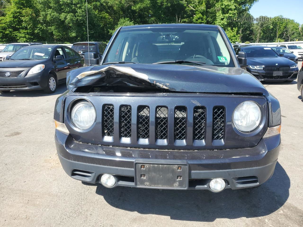 2014 Jeep Patriot Sport Blue vin: 1C4NJPBA2ED602240