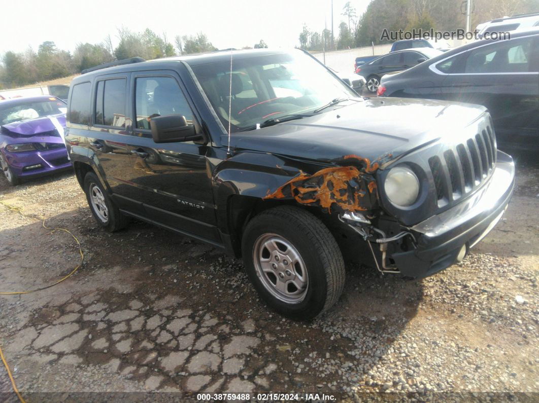 2014 Jeep Patriot Sport Black vin: 1C4NJPBA2ED631947