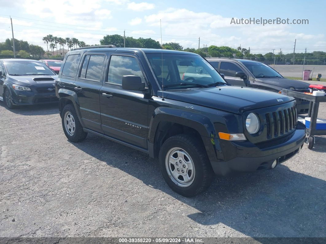 2014 Jeep Patriot Sport Черный vin: 1C4NJPBA2ED690254