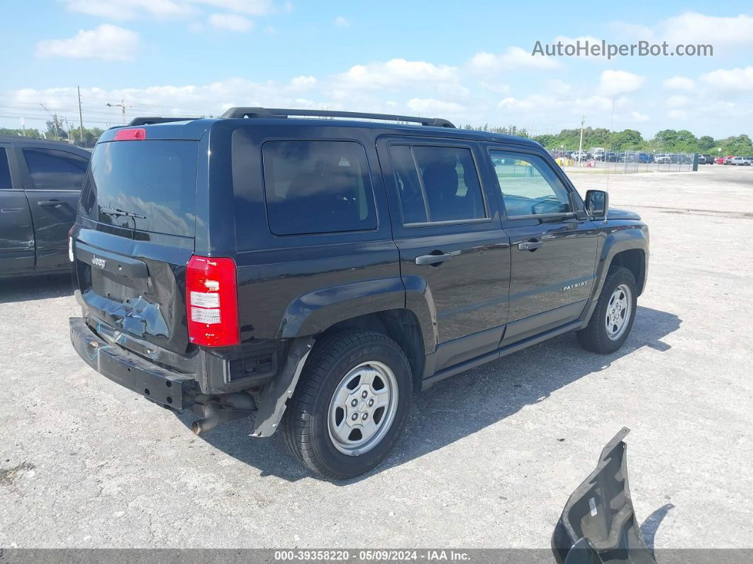 2014 Jeep Patriot Sport Черный vin: 1C4NJPBA2ED690254