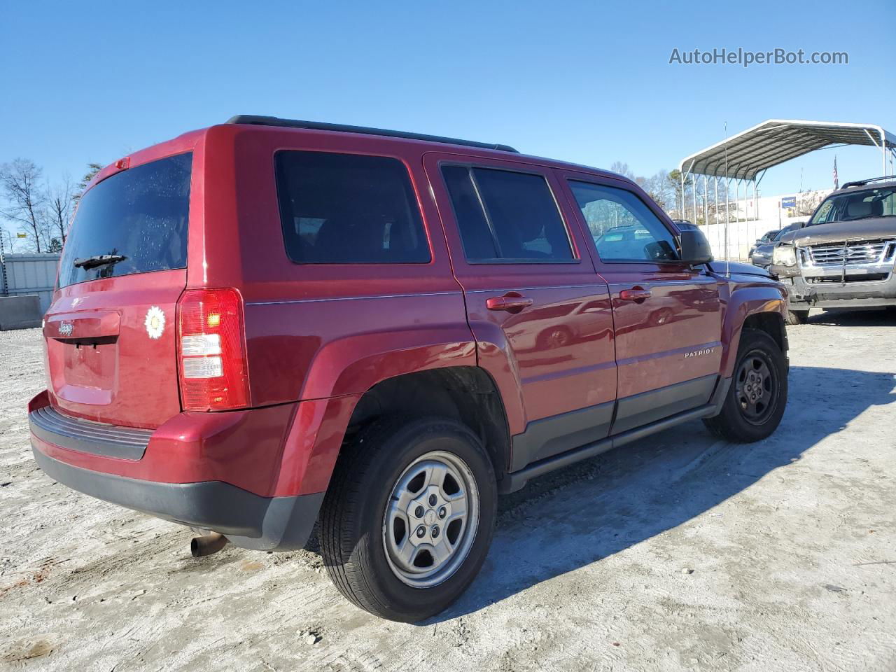 2014 Jeep Patriot Sport Burgundy vin: 1C4NJPBA2ED842923