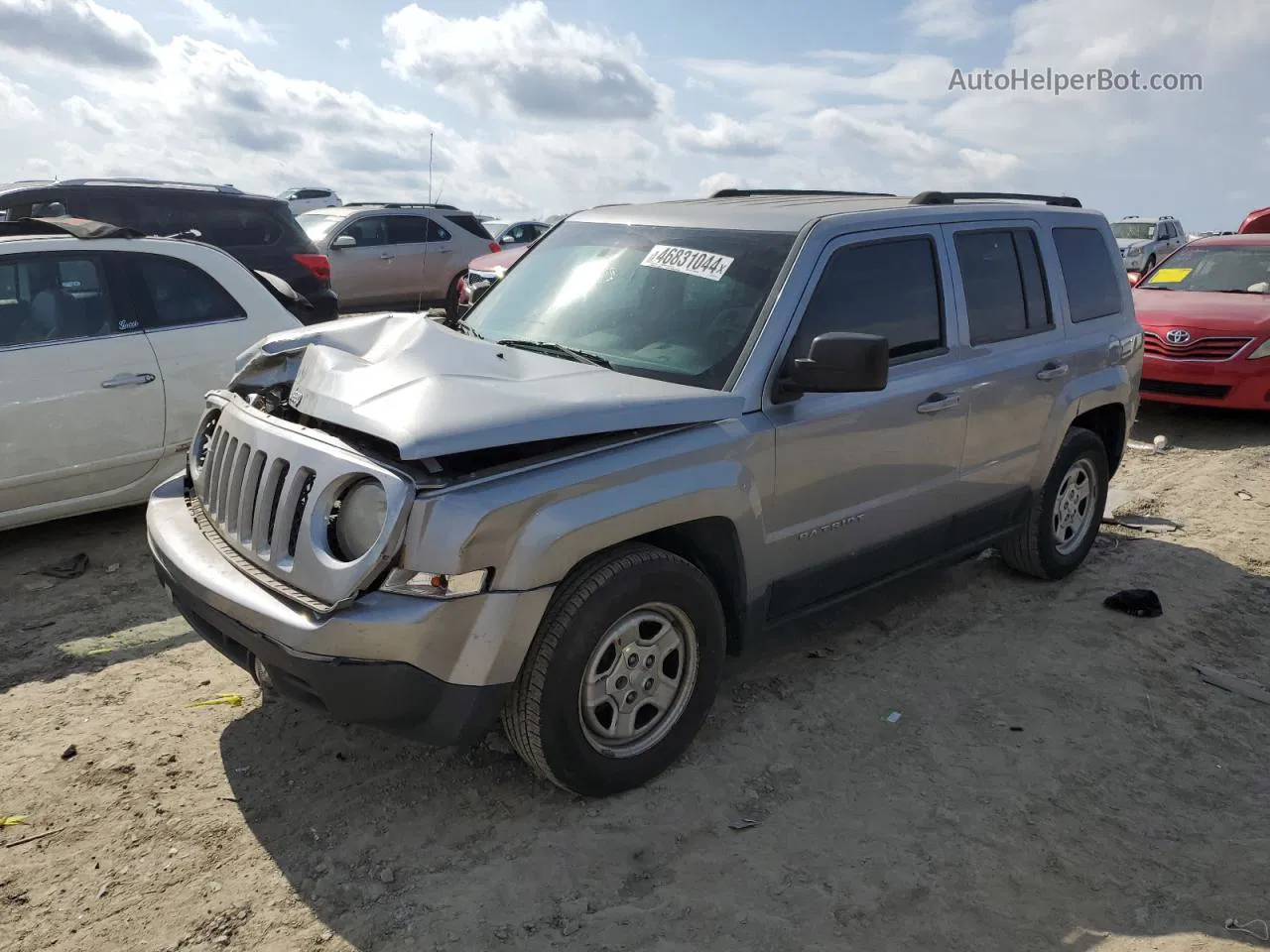 2014 Jeep Patriot Sport Silver vin: 1C4NJPBA2ED844235