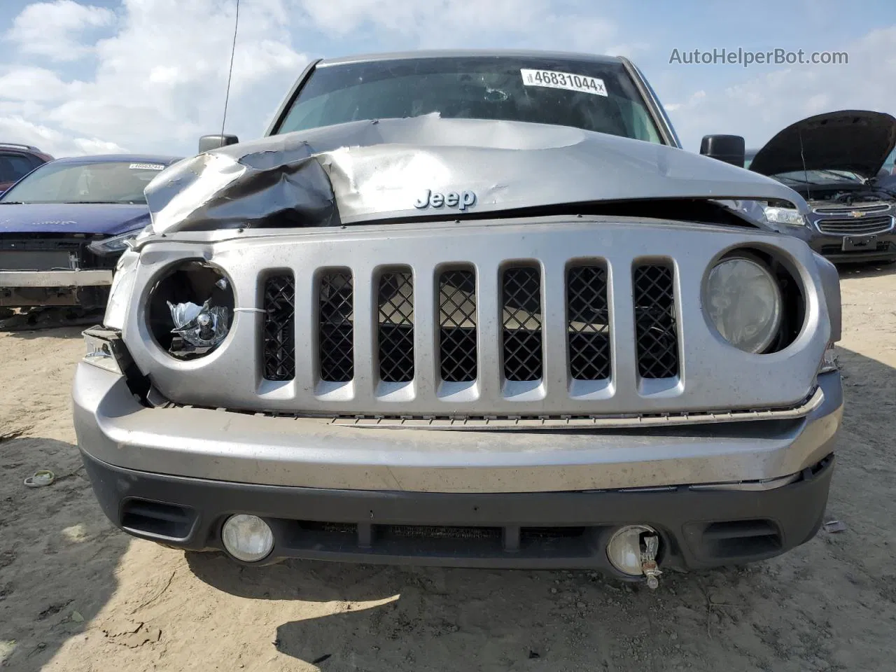 2014 Jeep Patriot Sport Silver vin: 1C4NJPBA2ED844235