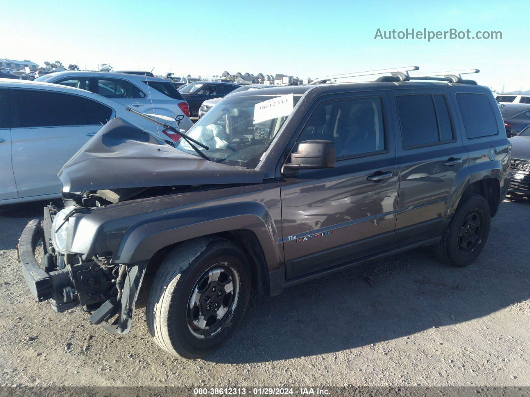 2016 Jeep Patriot Sport Серый vin: 1C4NJPBA2GD528031