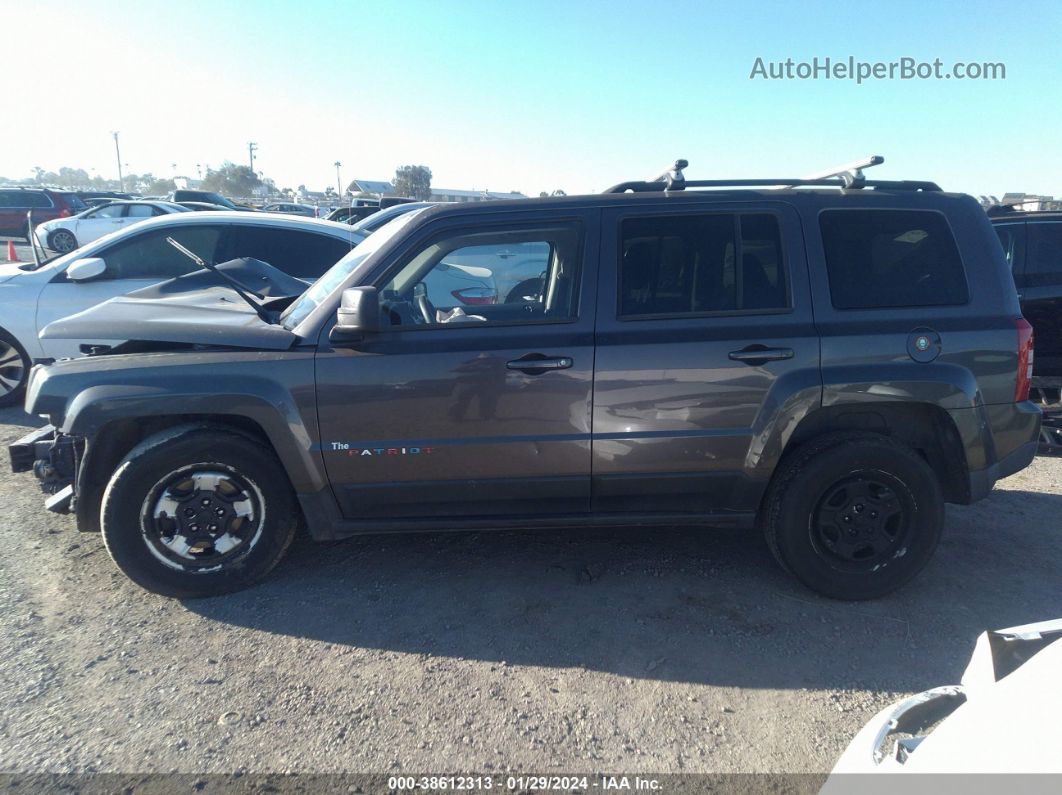 2016 Jeep Patriot Sport Серый vin: 1C4NJPBA2GD528031