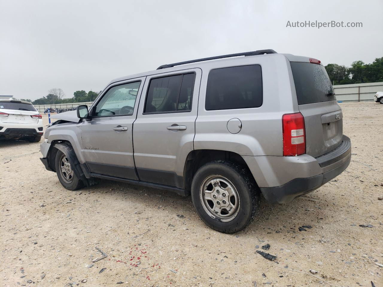 2016 Jeep Patriot Sport Серебряный vin: 1C4NJPBA2GD550644