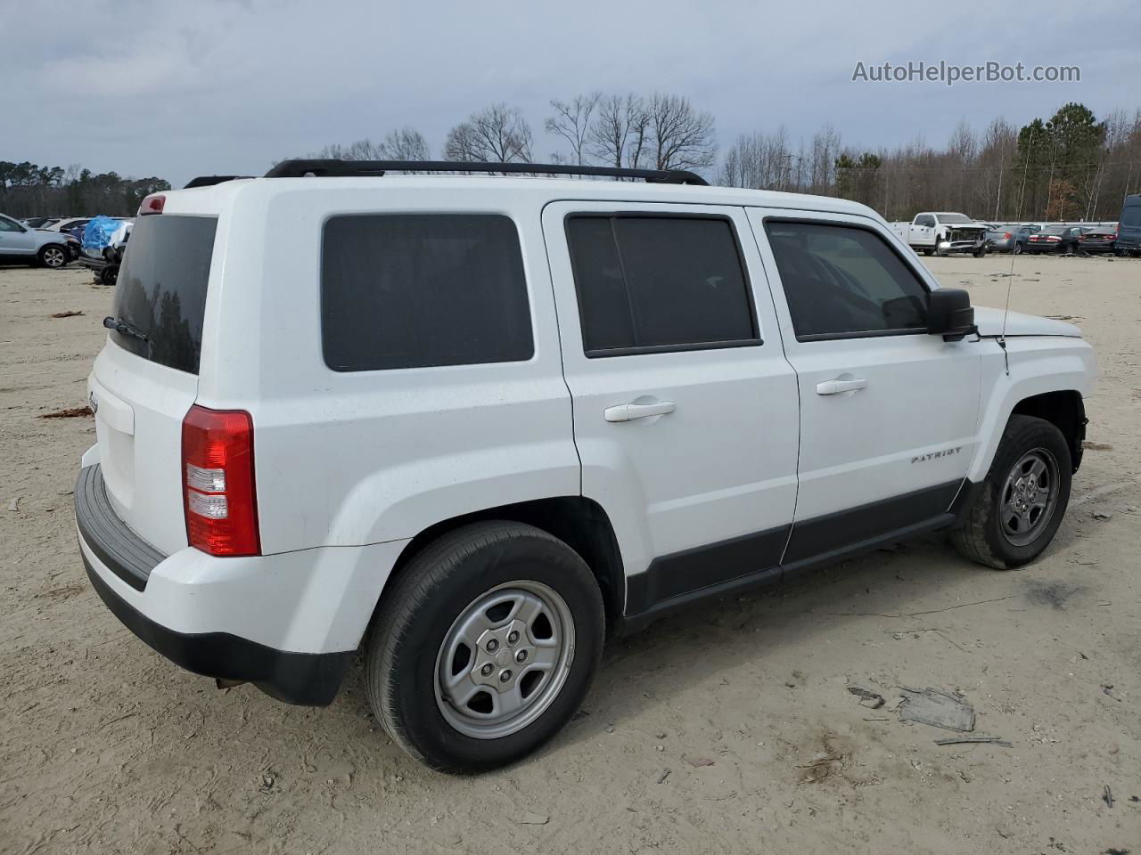 2016 Jeep Patriot Sport White vin: 1C4NJPBA2GD621938