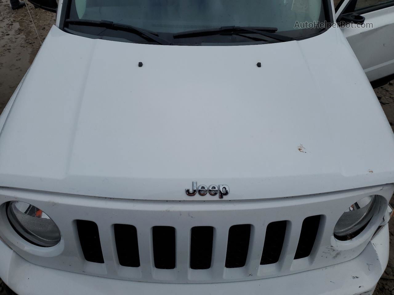 2016 Jeep Patriot Sport White vin: 1C4NJPBA2GD716631