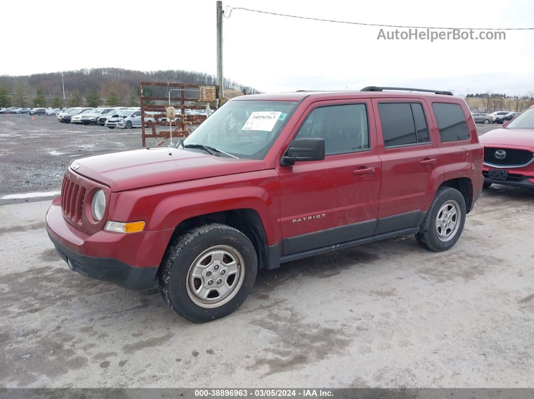 2016 Jeep Patriot Sport Red vin: 1C4NJPBA2GD743909