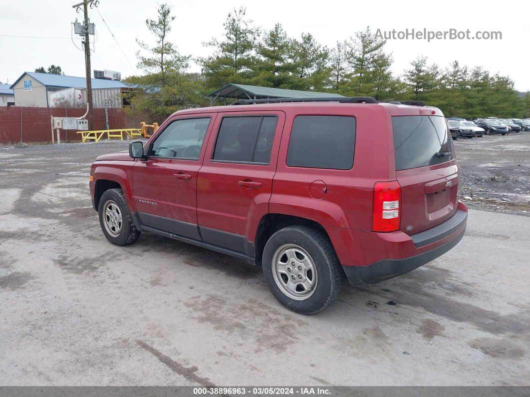 2016 Jeep Patriot Sport Red vin: 1C4NJPBA2GD743909