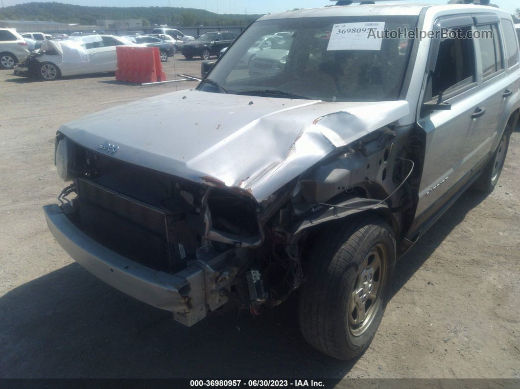 2014 Jeep Patriot Sport Silver vin: 1C4NJPBA3ED509811