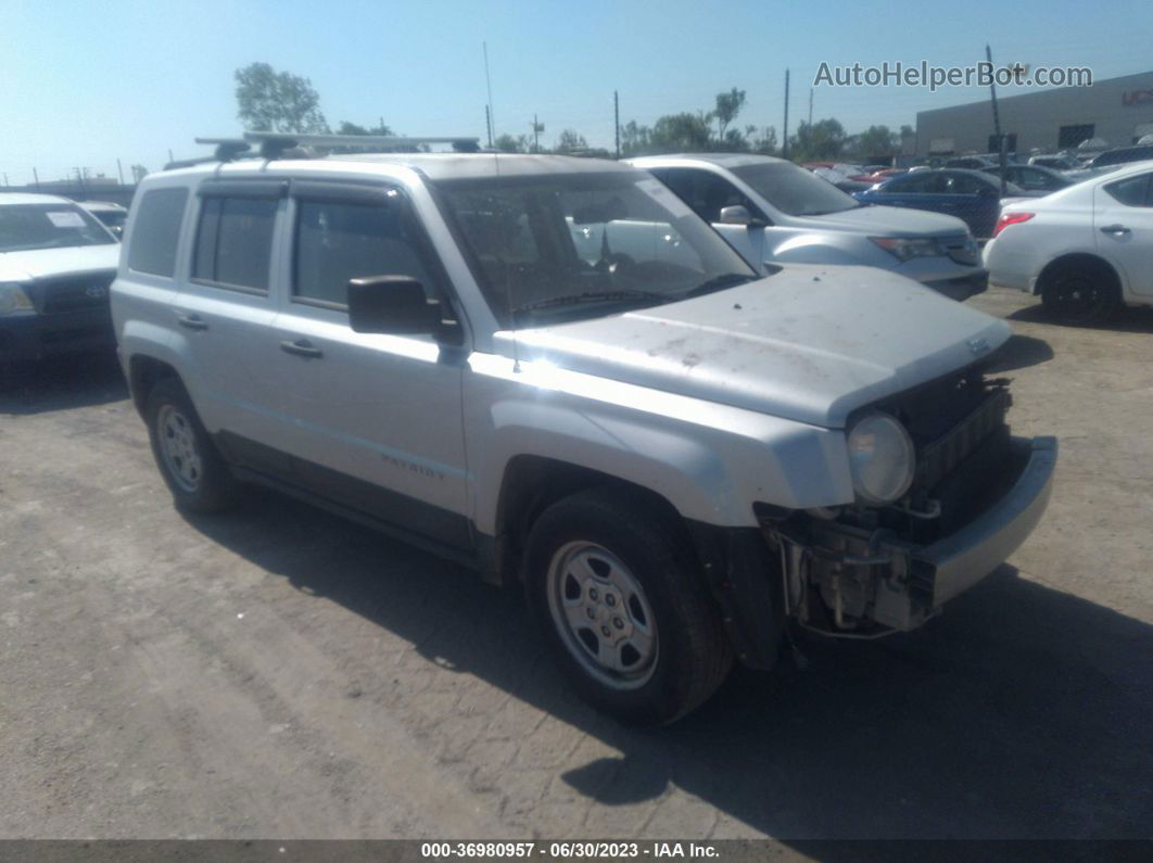 2014 Jeep Patriot Sport Silver vin: 1C4NJPBA3ED509811