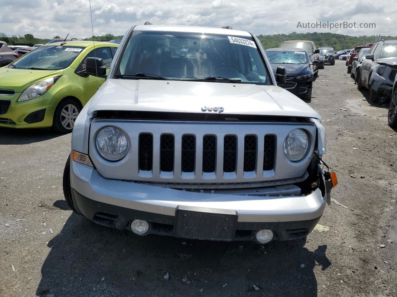 2014 Jeep Patriot Sport Silver vin: 1C4NJPBA3ED568471