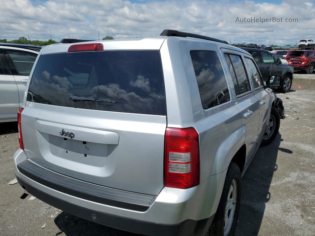 2014 Jeep Patriot Sport Silver vin: 1C4NJPBA3ED568471