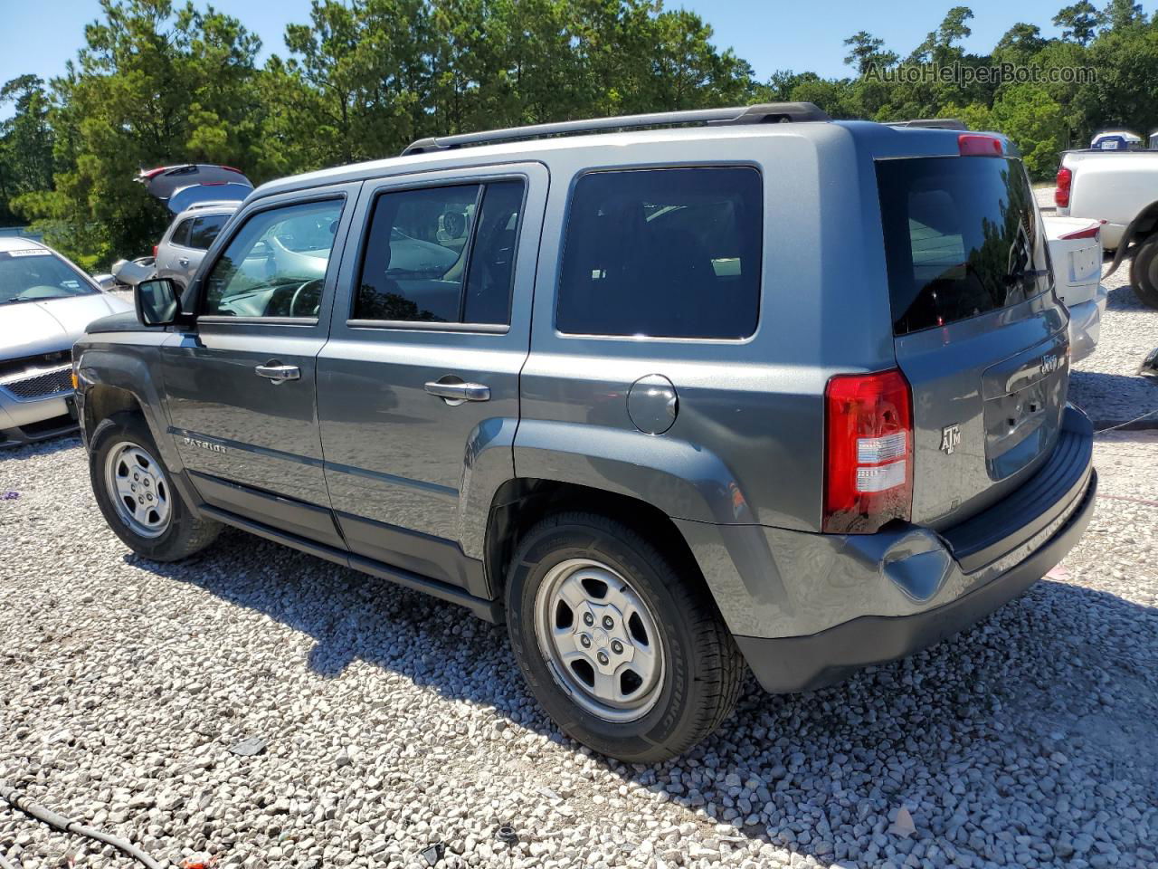 2014 Jeep Patriot Sport Gray vin: 1C4NJPBA3ED602747