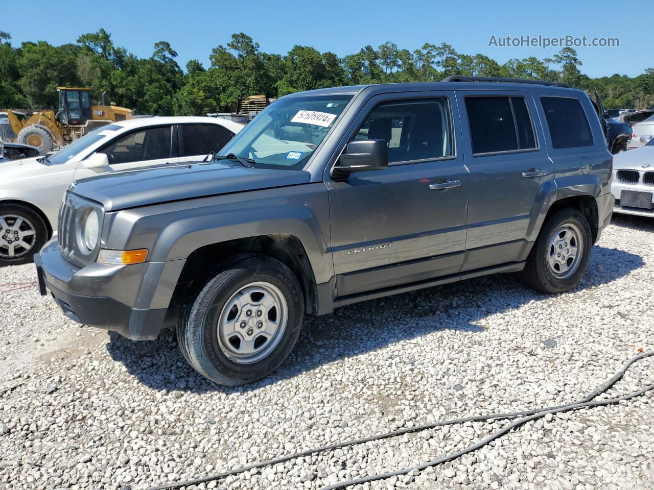 2014 Jeep Patriot Sport Gray vin: 1C4NJPBA3ED602747