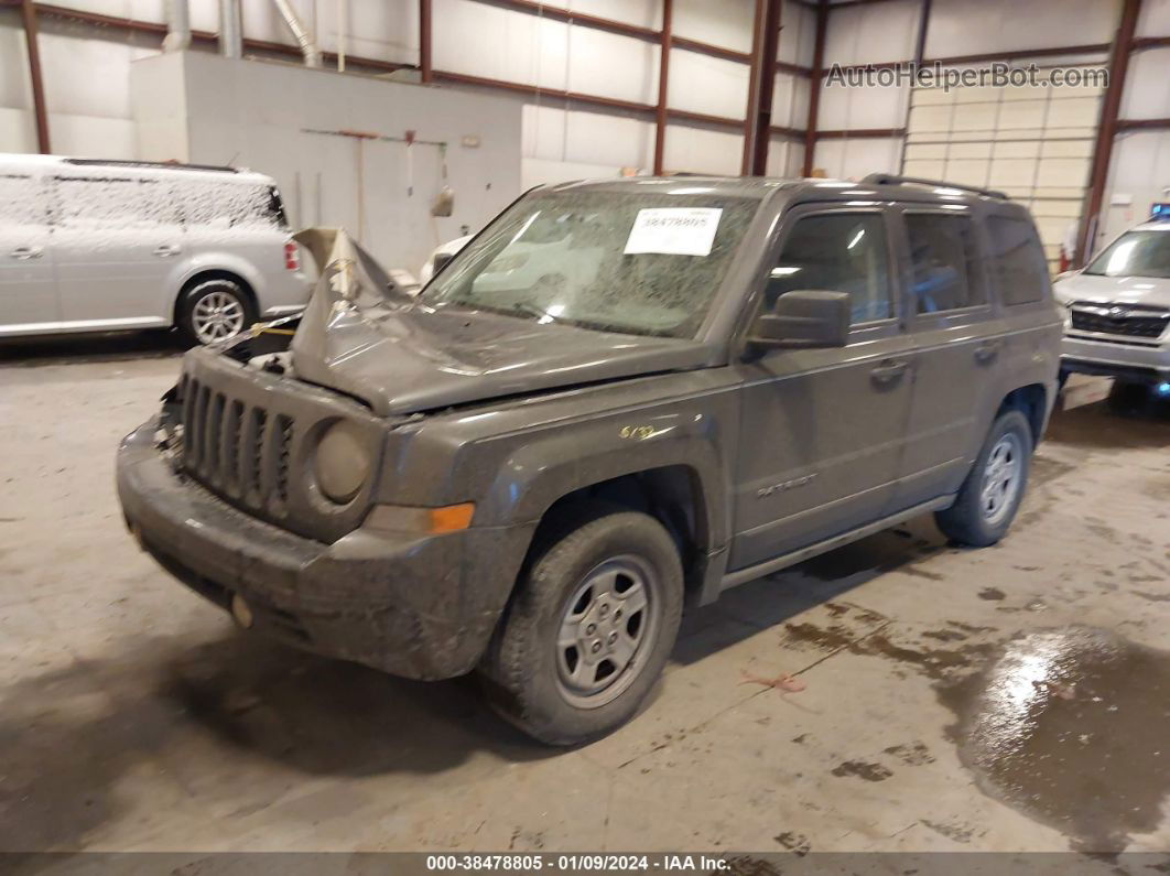 2014 Jeep Patriot Sport Gray vin: 1C4NJPBA3ED888423