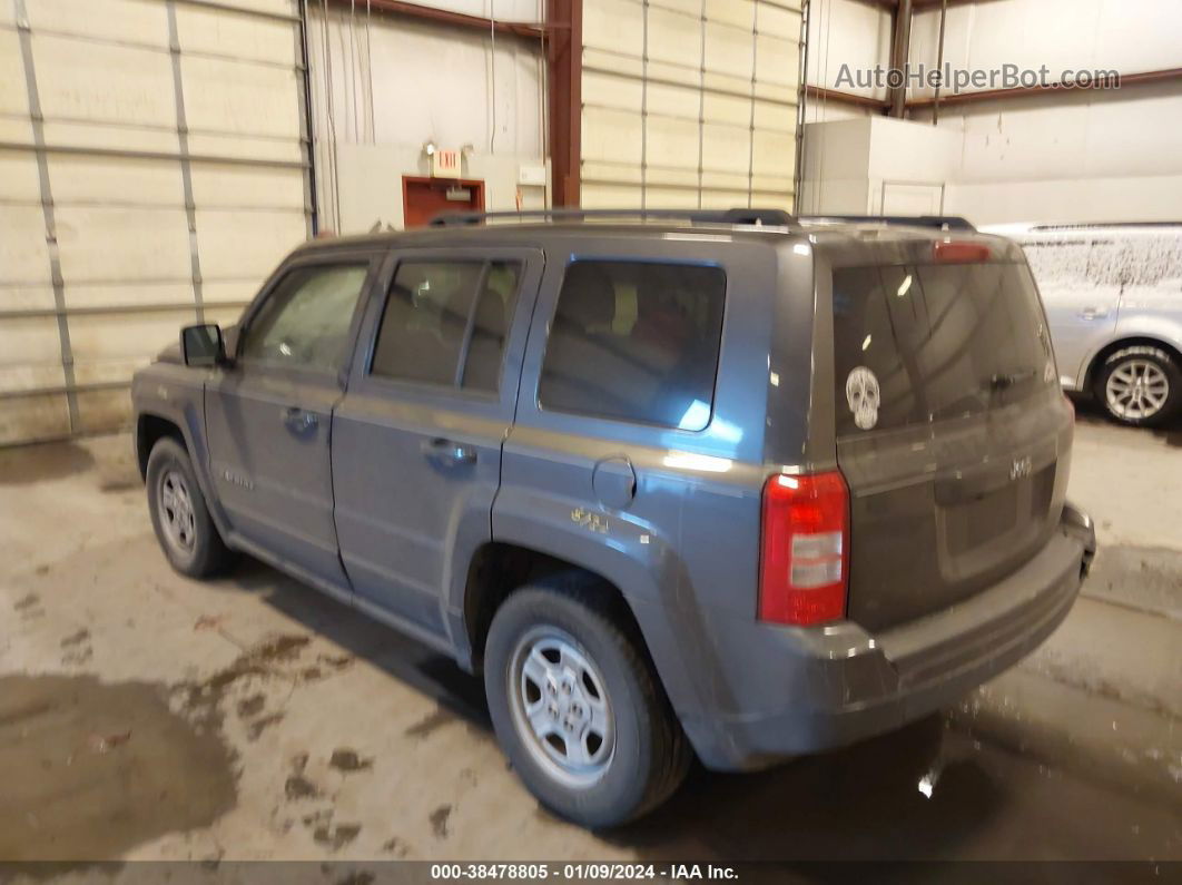 2014 Jeep Patriot Sport Gray vin: 1C4NJPBA3ED888423