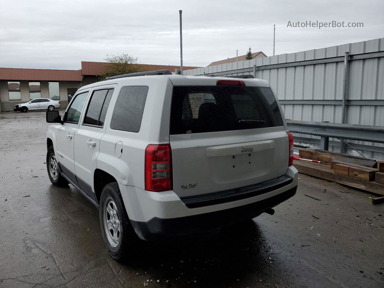 2016 Jeep Patriot Sport White vin: 1C4NJPBA3GD525574