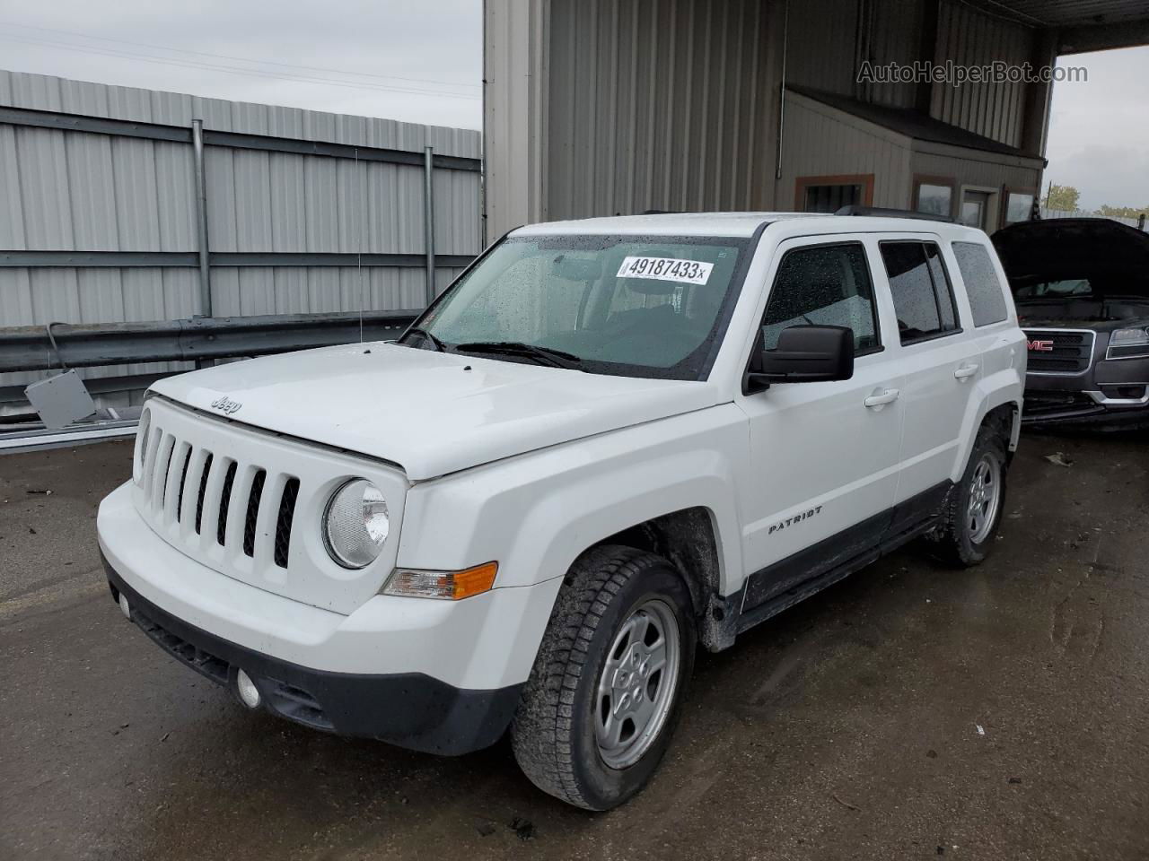 2016 Jeep Patriot Sport White vin: 1C4NJPBA3GD525574