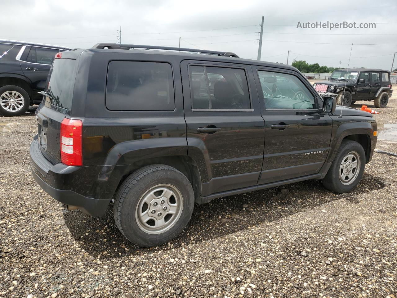 2016 Jeep Patriot Sport Black vin: 1C4NJPBA3GD527129