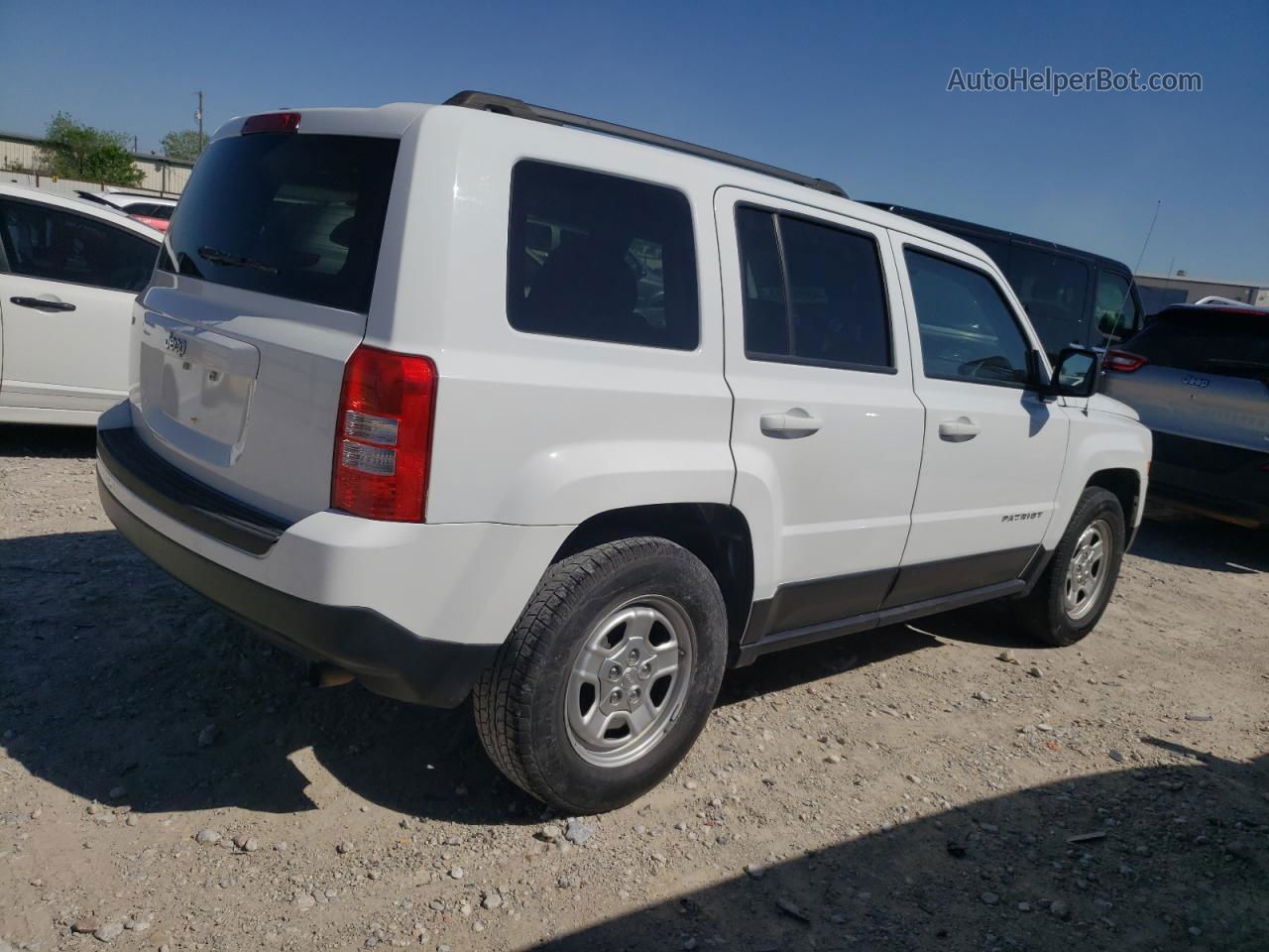 2016 Jeep Patriot Sport White vin: 1C4NJPBA3GD559711