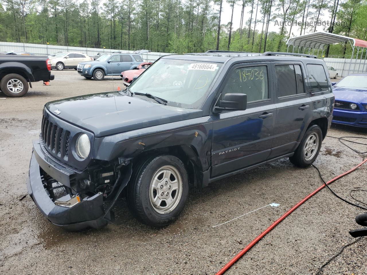 2016 Jeep Patriot Sport Угольный vin: 1C4NJPBA3GD582583