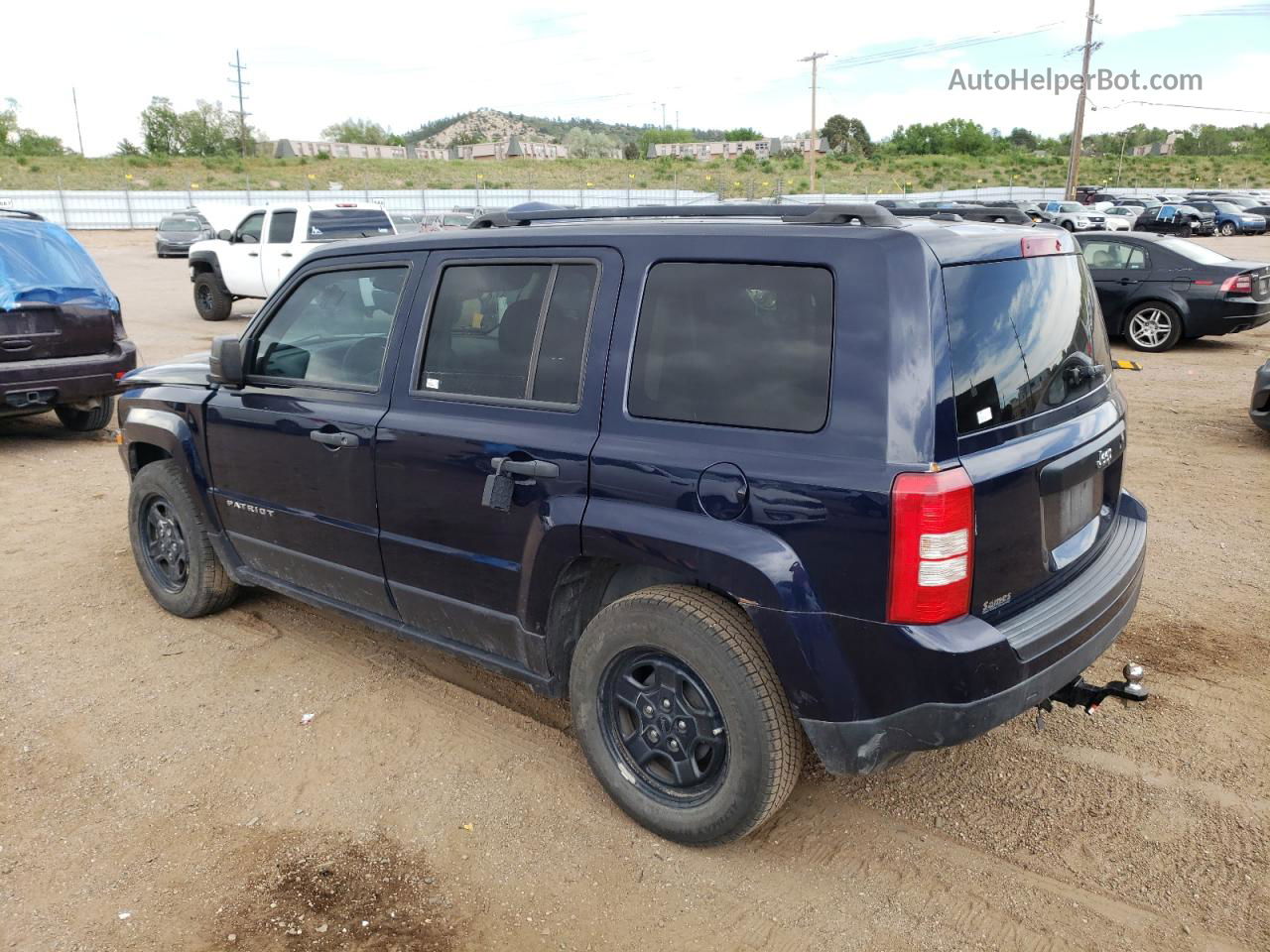 2016 Jeep Patriot Sport Синий vin: 1C4NJPBA3GD660036